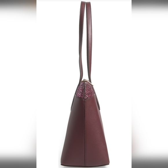 Kate Spade New York Flash Glitter Cherrywood Tote - Picture 6 of 7